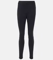 [Max Mara] Max Mara Leisure Ebe faux suede slim pants UK 4 blue