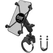 RAM ATV/UTV Rail Mount with Large Phone X-Grip Holder for Handlebar Roll Bar