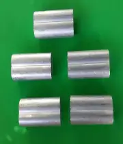 Winzer 1/4 Inch Aluminium Swage Fitting Sleeve 5 Count 669.24.14