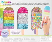 Crayola Creations Ice Pop Bead & Charm Set