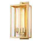 Outdoor Wall Sconce, 21" Large Gold Wall Mount Lamp, Outside Lights Front Por...