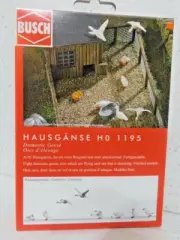 Busch 1195 1/87 HO Domestic Geese Figures NIB