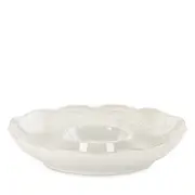 Lenox French Perle White Chip and Dip Tray