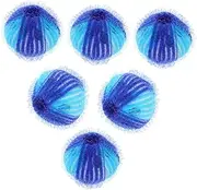 Homoyoyo Pet Hair Catcher Laundry Balls 6pcs Reusable Laundry Cleaning Balls Lint Trap Washing Machine Pet Hair Remover Clothes Cleaning Tool