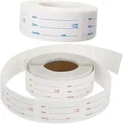 2 Rolls Food Storage Date Labels Canning Stickers for Organizing Pantry and Refrigerator Labels Per Effortless Food Container Marking and Organization