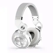 T2S Wireless Headphones Foldable Bass Bluetooth Headset with Microphones for Phone - White