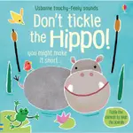 英國USBORNE DON'T TICKLE THE HIPPO嬰幼兒統感觸摸 硬頁音效書