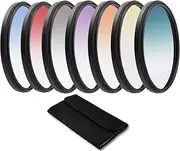 Gradient Color Camera Filter Set 49 52 55 58 62 67 72 77 82mm Lens Filter kit(43mm)