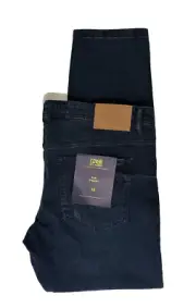 Roberto Cavalli Class Men's Slim Straight Jeans in DK Wash Blue SZ.38 NWT