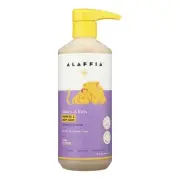 Alaffia Babies and Kids Lemon Lavender Shampoo and Body Wash 16 Fl Oz