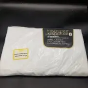 Vtg Springmaid Wondercale Double/ Full Flat Sheet No Iron Percale White Sheets