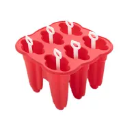 2Pcs 6-Cavity Food Grade Silicone DIY Ice Cream Popsicle Molds Eco-Friendly Freeze Juices Drink Muolds Kitchen Ice Cube Makers Tools