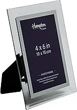 Hampton Frames MIRROR Finished Mirror Glass Photo Picture Display Frame 4x6 (10x15cm) GTM24046