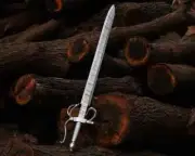 Handmade Legend Of Zorro Sword Damascus Steel Blade Medieval Sword With Hilt
