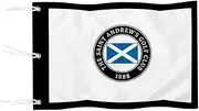 2BUT Saint Andrews Golf Club Golf Pin USGA Flag Practic Putting Green Golf Flag For Backyard Garden Double-Sewn 600D Nylon Miniature Pin Flag (20"x13" Grommet)