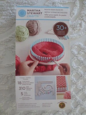 NIP Martha Stewart KNIT & WEAVE CRAFT KIT - 30+ Configurations