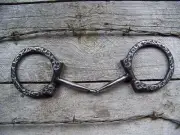 Bit - Dee Ring Floral Snaffle