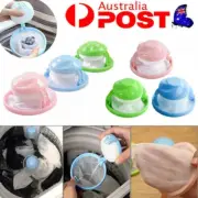 Floating Pet Fur Catcher Laundry Lint Hair Remover Filter Washing Machine Bag AU