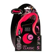 Flexi Classic Retractable Tape Dog Lead Red - 3 Sizes