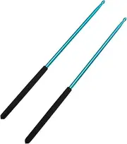 TOGEVAL 1Pair Alloy Drumsticks Durable Performance Drum Sticks for Drumming Practice Lightweight Percussion Sticks for Jazz and Snare Drums Comfortable Grip Finish