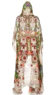 CAMILLA Silk Hooded Oversized Robe Brand New With Tags