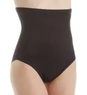 Women's Naomi & Nicole More or Less Hi-Waist Shaping Brief Black Size Small
