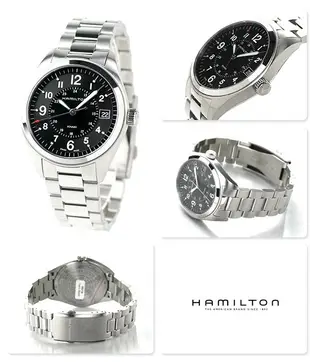 HAMILTON H68551933 漢米爾頓 手錶 40mm FIELD QUARTZ 鋼錶帶 男錶女錶