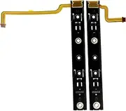 Deal4GO Left Right Slide Rail Slider Bracket with Sensor Flex Cable Replacement for Nintendo Switch Console Slide Bar