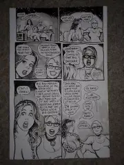 Massey CAVEWOMAN MOVIE MAYHEM 1 pg 6 SEXY CAVEWOMAN & CARRIE IN HORROR HOUSE