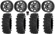 Sedona Rift 15x7 Wheels Black 32" ACP Tires Polaris RZR XP 1000 / PRO XP