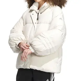 Adidas W A LINE Down J 女款 白色 休閒 戶外 蓬鬆 冬季 羽絨 冬季 外套 IL8912