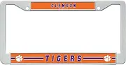 NCAA Clemson Tigers Plastic License Plate Frame