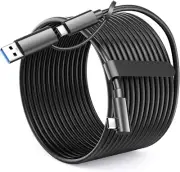 16FT Compatible for Oculus Meta Quest 3, Quest 2/PICO 4, 2 in 1 Interface, VR He