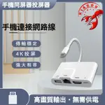 蘋果HUB｜LIGHTNING 轉 RJ45網路/HDMI四合一轉接器｜適用IPHONE/IPAD｜SY-OTG-A01