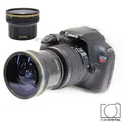 HD .X15 FISHEYE MACRO LENS FOR CANON EOS REBEL 400D 450D 500D 550D 600D 650D T3