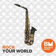 Grassi GR SAL700BK School Eb Alto Saxophone Black Lacquered w/ Backpack Case