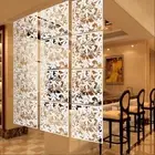 4x Butterfly Flower Hanging Screen Room Divider Partition Wall Decor White