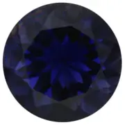 Natural Extra Fine Deep Purple Blue Iolite - Round - Namibia - AAA+ Grade - Extr