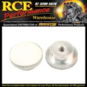 Aeroflow AF55-1009 Air Cleaner Nut 1/4" Polished Low Profile Tall Step 1/4" Unc