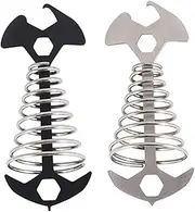 Generic 2Pcs Fish Bone Tent Stakes Ground Nails for Secure Tent Setup Lightweight and Durable Camping Accessory for Windy Conditions
