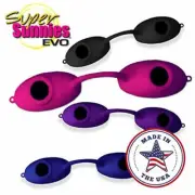 EVO FLEX Sunnies Flexible Tanning Bed Goggles Eye Protection UV Glasses 4 Pack