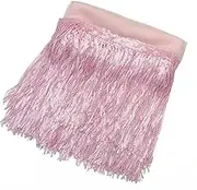 10 Yards 20cm Sewing Fringe Trim Wide Gold Sequins Lace Tassel Fringe Trim for DIY Craft Clothing Garment Curtain Accessories