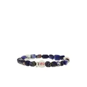 [Ferragamo] Ferragamo-Bracciali Argento Blu-Uomo OS