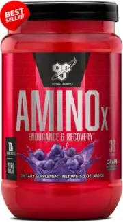 Amino X Endurance & Recovery BCAA Intra Workout, Grape, 435G, 30 Servings
