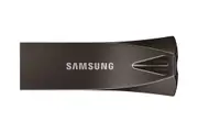 SAMSUNG (BAR PLUS) 128GB USB DRIVE, 300R/50W MB/s USB 3.1, GREY METALLIC - MUF-128BE4/APC