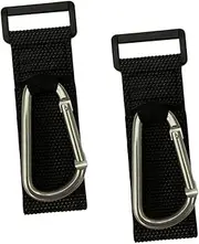ERINGOGO Stroller Carabiner Hooks for Bags 2pcs D-Shaped Hook Clip for Shopping Nursery Bags