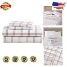 Luxurious Oeko-Tex Certified King Cotton Flannel Sheet Set with Deep Pockets