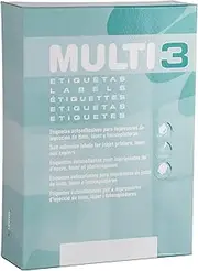 MULTI 3 10529 Stickers for Printing, Inkjet Laser and Photocopier 105 x 57 mm 500 Sheets