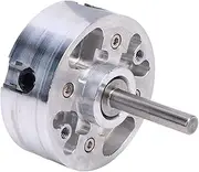 Mini Lathe Chuck Set, Alloy Steel 4 Jaw Chucks with Connecting Rods, Compatible with Electric Drill, Wrench Self Centering Wood Turning Chuck Power Lathe Accessory