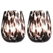 2PK Tempa Selena 540ml/12cm Stemless Glass Water/Juice Tumbler Cup Drinkware
